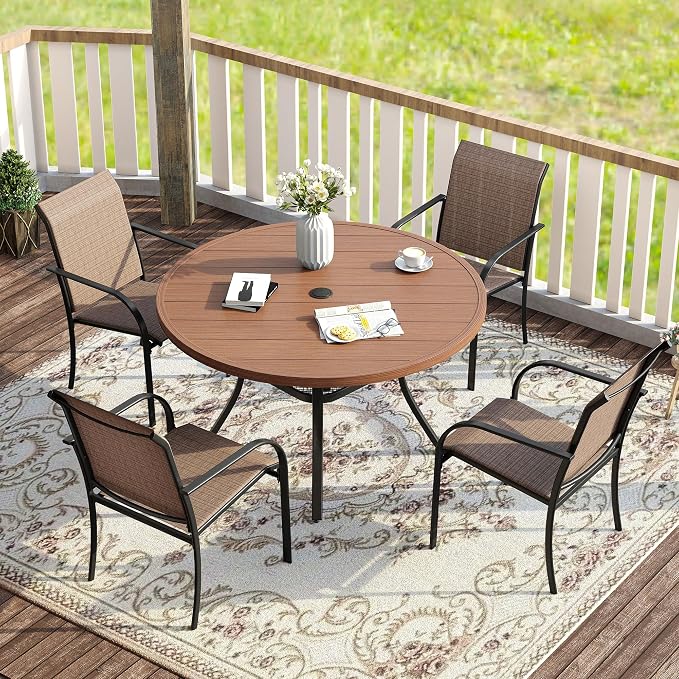 VICLLAX 5 Pieces Patio Dining Set by HOME