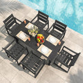 Patio Table and Chairs Set, HDPS Outdoor Dining Set by COZYMAN
