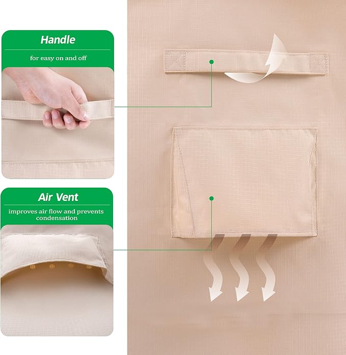 F&J Outdoors Waterproof UV Resistant Large Deep Seat Chair Patio Lounge Chair - Image 7
