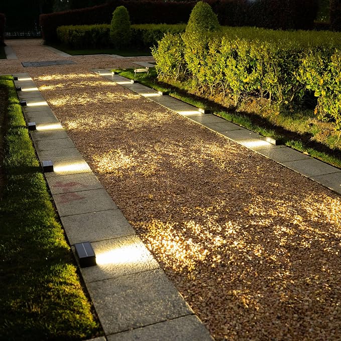 Solar Stair Lights Outdoor Waterproof Motion Sensor Solar Step Light 5 Modes - Image 9