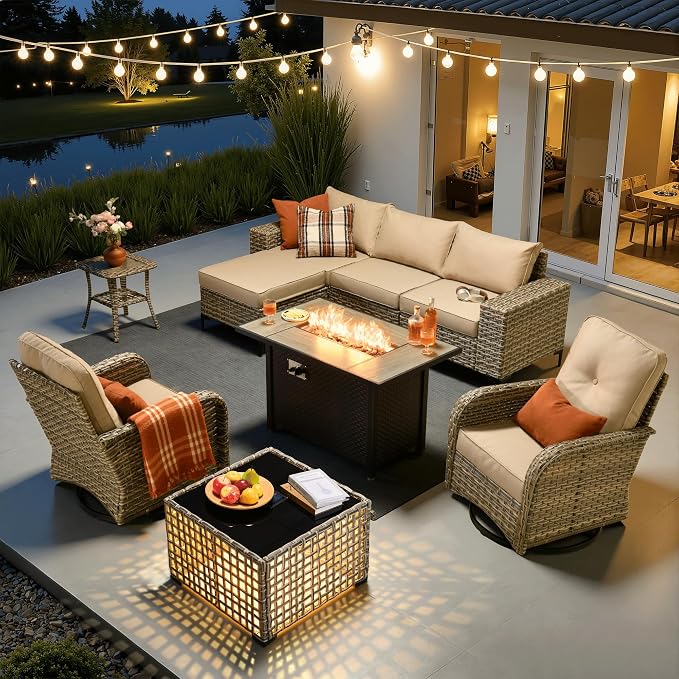 ovios 9-Piece Patio Furniture Set by OVIOS