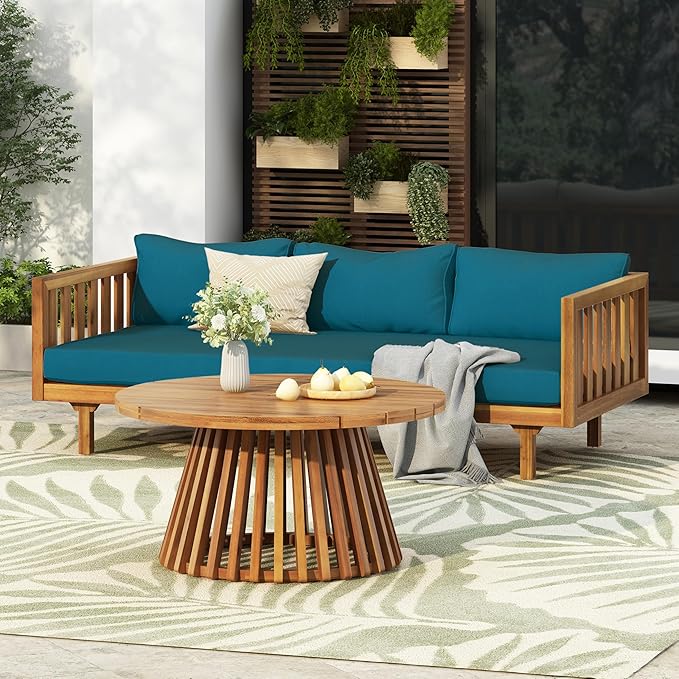 Christopher Knight Home Claremont Patio Sofa and Coffee Table Set, 2 Piece by ChristopherKnightHome