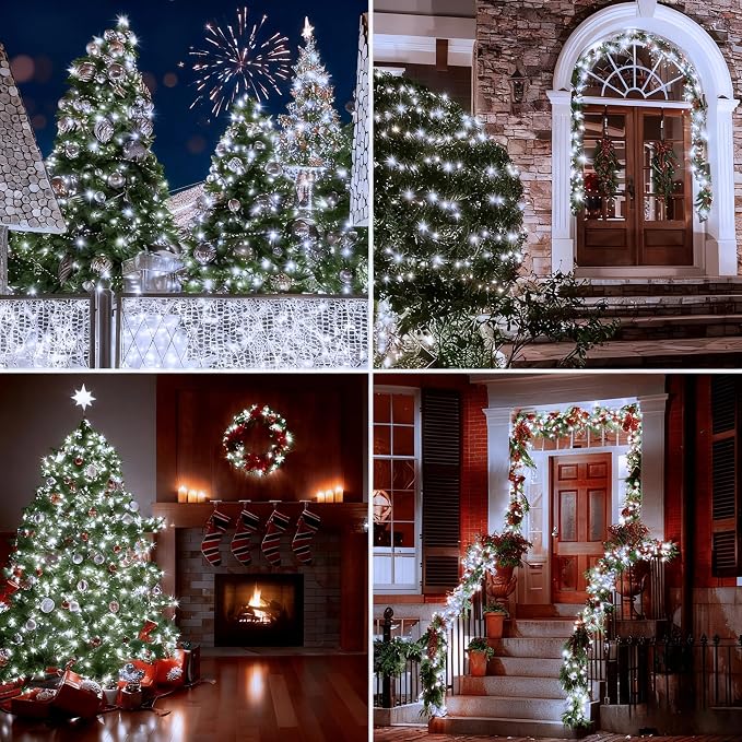 4 Pack Battery Operated Christmas Tree Lights, 16.5 Ft String Lights - Image 6