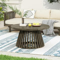 Christopher Knight Home Hakee Acacia Wood Patio Coffee Table, Round Table by ChristopherKnightHome