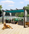GarveeLife 10 x 13 ft Aluminum Pergola, Outdoor Metal Gazebo by GarveeLife
