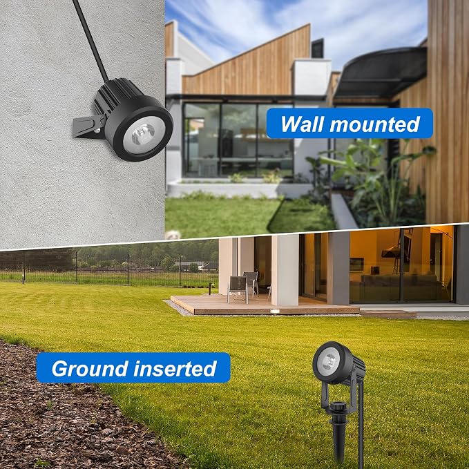 Solar Spot Lights Outdoor, Dusk to Dawn Landscape Spotlights IP65 Waterproof - Image 6