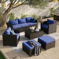 Aoxun 8 Piece Outdoor Patio Furniture Set 7 Seats, Outdoor Sectional by Aoxun