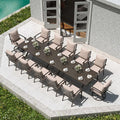 Kullavik 14 PCS Outdoor Dining Table Set by KULLAVIK