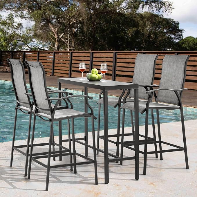 NUU GARDEN 5-Piece Patio Bar Set - Image 3