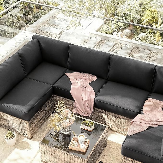 Outdoor Cushions Covers for Patio Furniture, Patio Cushion Covers Replacement - Image 6