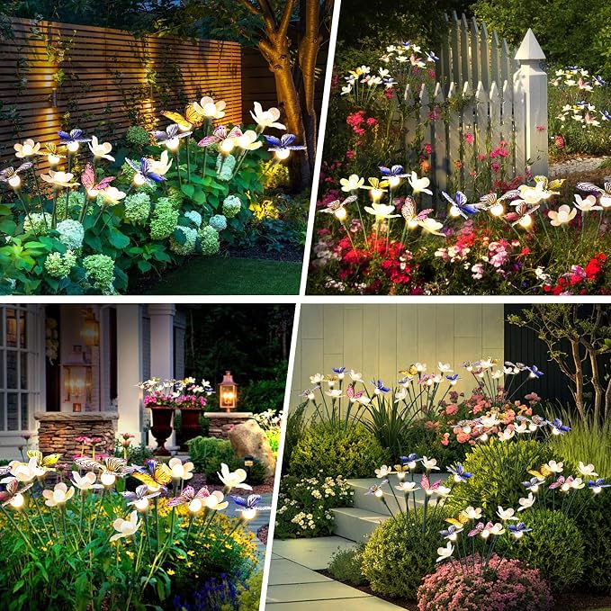 Solar Garden Lights, IP65 Waterproof Butterfly Lights - Image 6