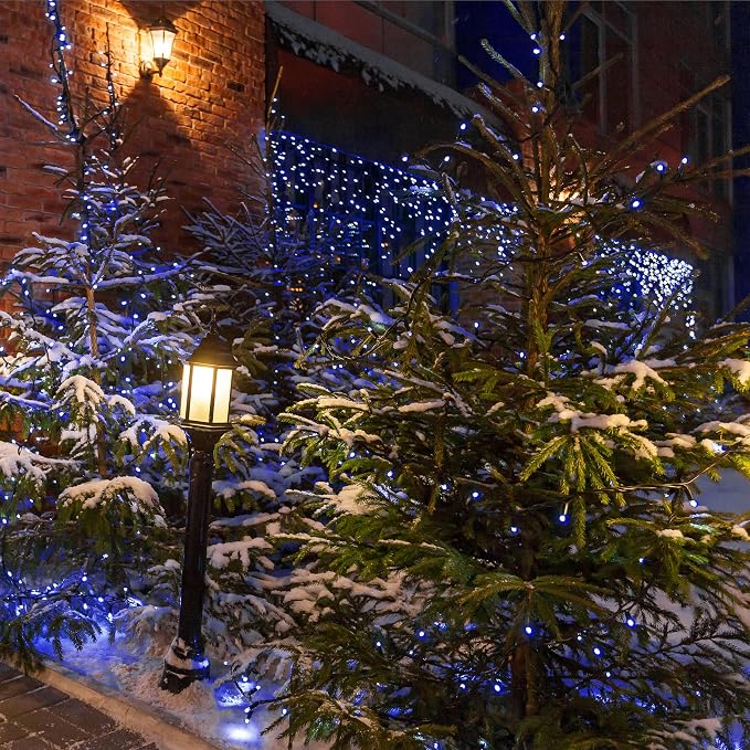 2 Pack Solar Christmas Lights Outdoor, 72FT 200 LED Solar String Lights - Image 2