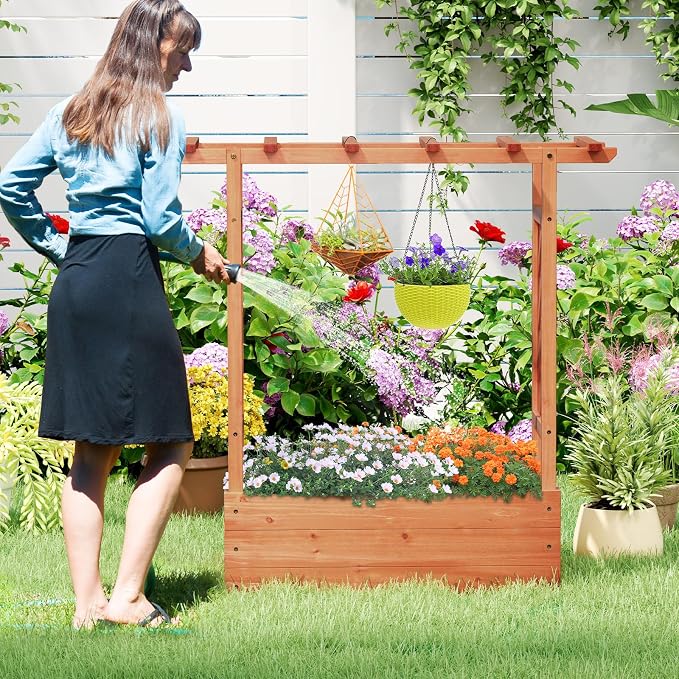 Giantex Set of 2 Raised Garden Bed - Image 9