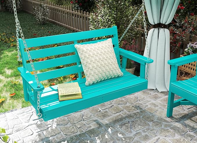 GREENVINES Porch Swing | 51’’ | HDPE Plastic | - Image 6