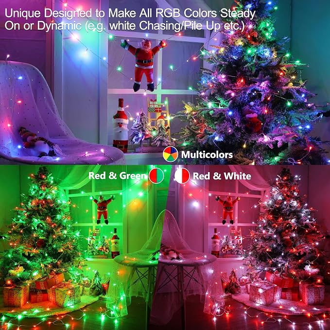 Brizled Color Changing String Lights, 33ft 100 LED Pasrel Easter Mini Lights - Image 4