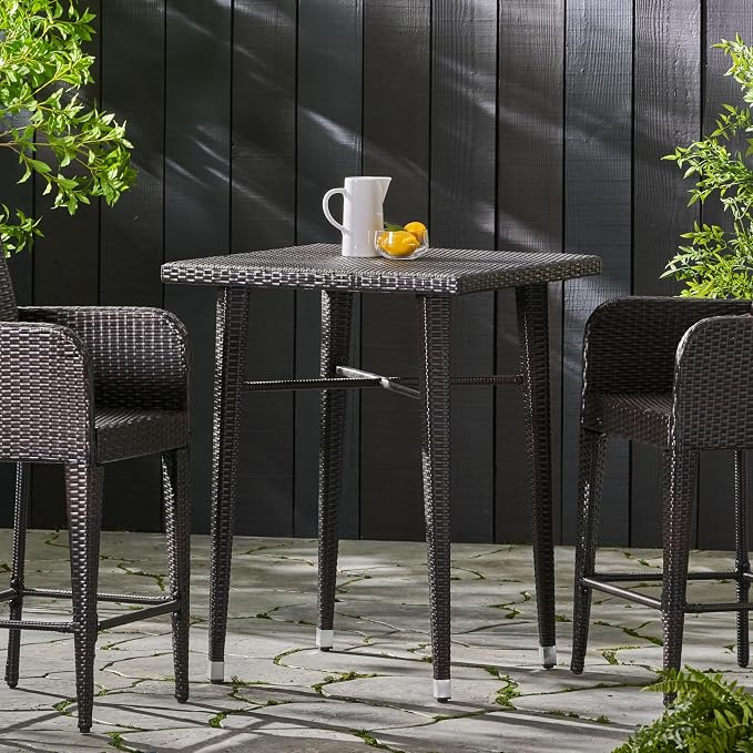 32" Square Wicker BAR Table - Image 5