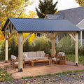 Wood Gazebo 12'x14', Cedar Wooden Gazebos, Outdoor Hardtop Gazebo by 10x10FTHardtopWoodGazebo