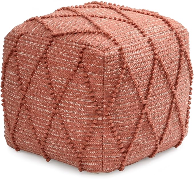Anji Mountain 100% Handmade & Handcrafted Comfortable Home Décor Pouf Ottoman by AnjiMountain