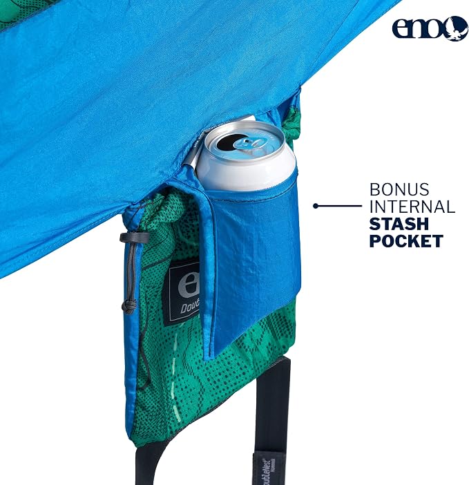 ENO, Eagles Nest Outfitters DoubleNest Lightweight Camping Hammock, 1 to 2 - Image 3