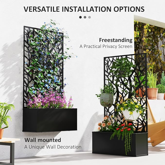Outsunny Metal Raised Garden Bed - Image 4