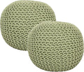 REDEARTH · Round Pouf Ottoman by REDEARTH
