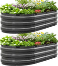 KING BIRD Raised Garden Bed Kit 2025 Upgraded 10-Minute Assembly Galvanized by KINGBIRD