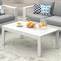 Wisteria Lane Aluminum Outdoor Furniture Patio Coffee Table, All-Weather by WisteriaLane