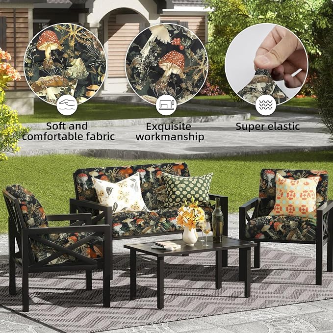 Outdoor Cushion Covers Set, Replacement - Image 3