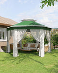 13'x13' Pop-Up Gazebo, Outdoor Hexagonal Patio Gazebo by GarveeLife