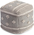 Anji Mountain 100% Handmade & Handcrafted Comfortable Home Décor Pouf Ottoman by AnjiMountain