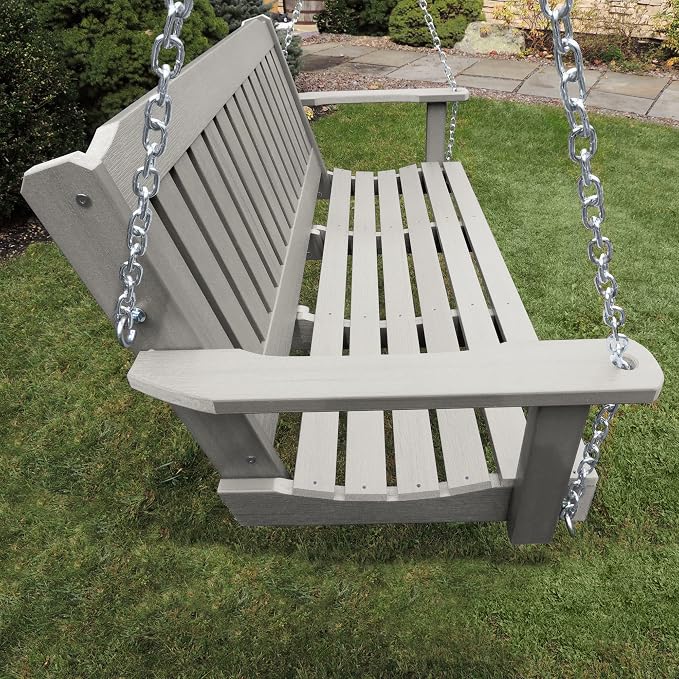 Highwood Lehigh Porch Swing, 5 Feet, Harbor Gray - Image 3