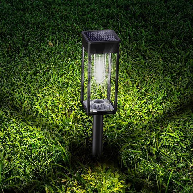 Solar Pathway Lights Outdoor IP65 Waterproof, 8 Pack 6500K LED Auto On/Off - Image 9