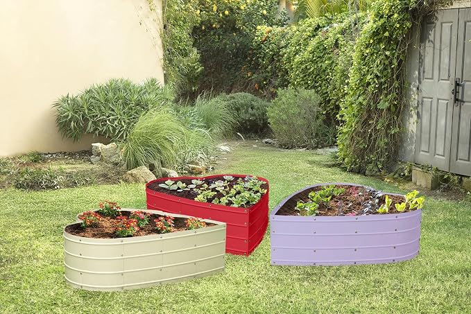 Plant & Plot Galvanized Raised Garden Beds Outdoor // Planter Raised Beds - Image 3