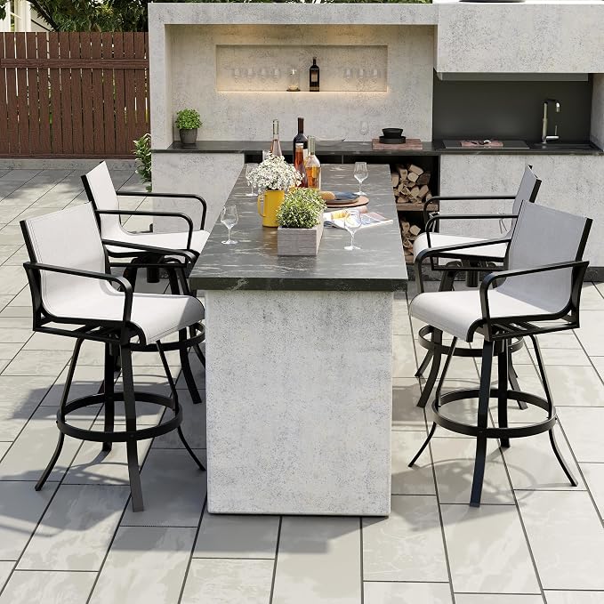 Crestlive Products Outdoor Swivel Bar Stools - Image 8