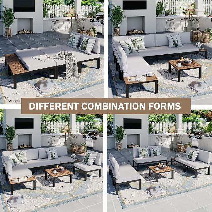 Sophia & William 6 Pieces Patio Furniture Set - Image 8