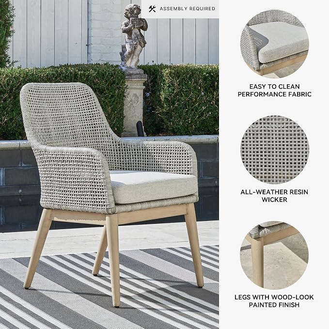Signature Design by Ashley Seton Creek Cottage Nuvella Weather Resistant Fabric - Image 4