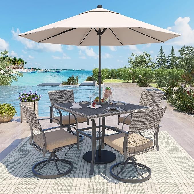 Pamapic 5-Piece Outdoor Dining Set - Image 7
