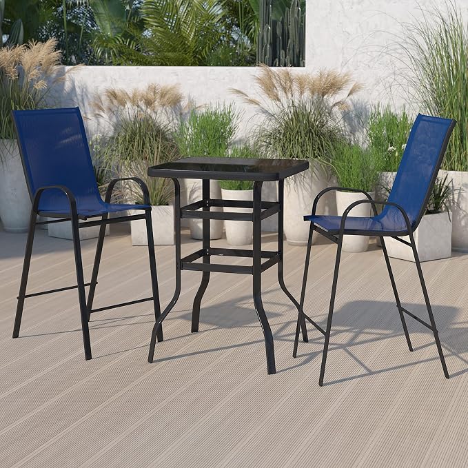 Flash Furniture Brazos Bar Table Set - Image 2