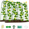 Cucumber Trellis for Raised Bed 64" L x 48" H, U-Shape Garden Trellis for by Erinaik