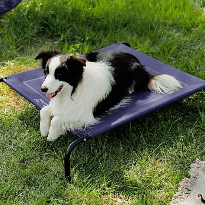 Bedsure Outdoor Elevated Dog Bed Large Sized Dog, Portable Indoor & Outdoor - Image 7