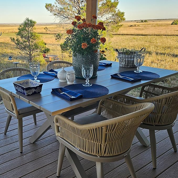 PURPLE LEAF 5 Pieces Patio Dining Set by PURPLELEAF