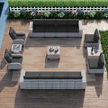 15-Piece Outdoor Patio Furniture Set by MuphyersPatioFurniture