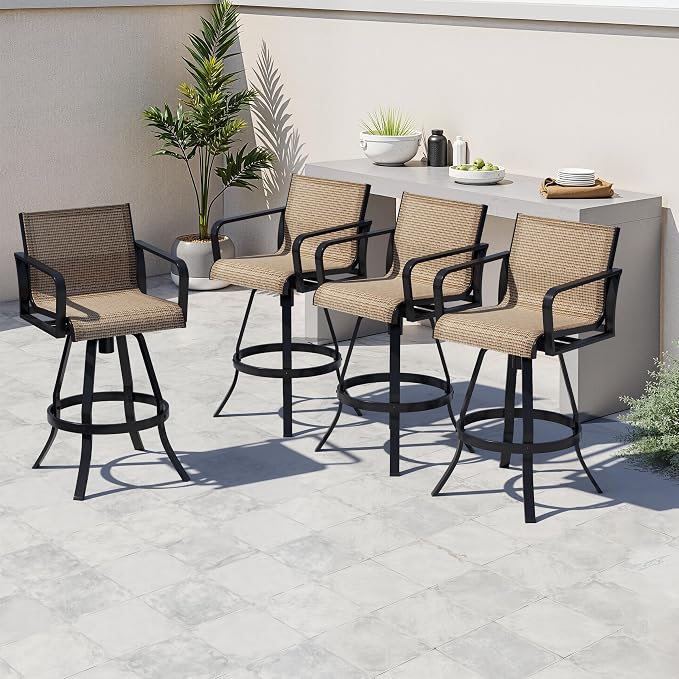 Crestlive Products Outdoor Swivel Bar Stools - Image 9