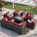 NICESOUL 9 Piece Large Patio Furniture Set by NICESOUL