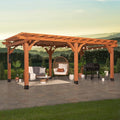 Backyard Discovery Beaumont 20' x 12' Traditional Cedar Wood Pergola Kit by BackyardDiscovery