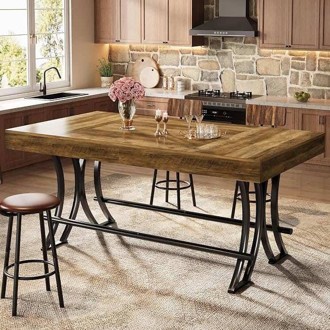 Tribesigns 63" Counter Height Bar Table - Image 5