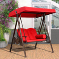 PURPLE LEAF 2-Seat Deluxe Outdoor Patio Porch Swing by PURPLELEAF