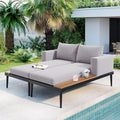 Patio Daybed, Metal Daybed by RoyardOaktree