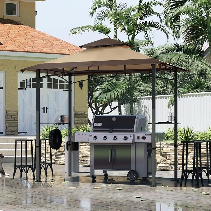 MASTERCANOPY 8 x 5 Grill Gazebo Outdoor BBQ Gazebo Canopy - Image 4