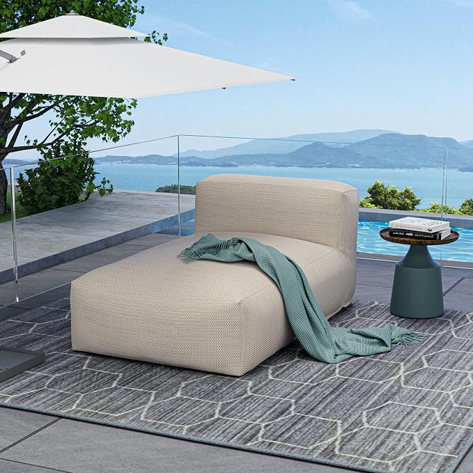 Outdoor Bean Bed Chair Sun Lounger, Outdoor Couch Sofa by OPEAK